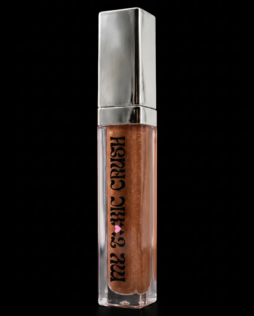 cinnamon roll LED lip gloss