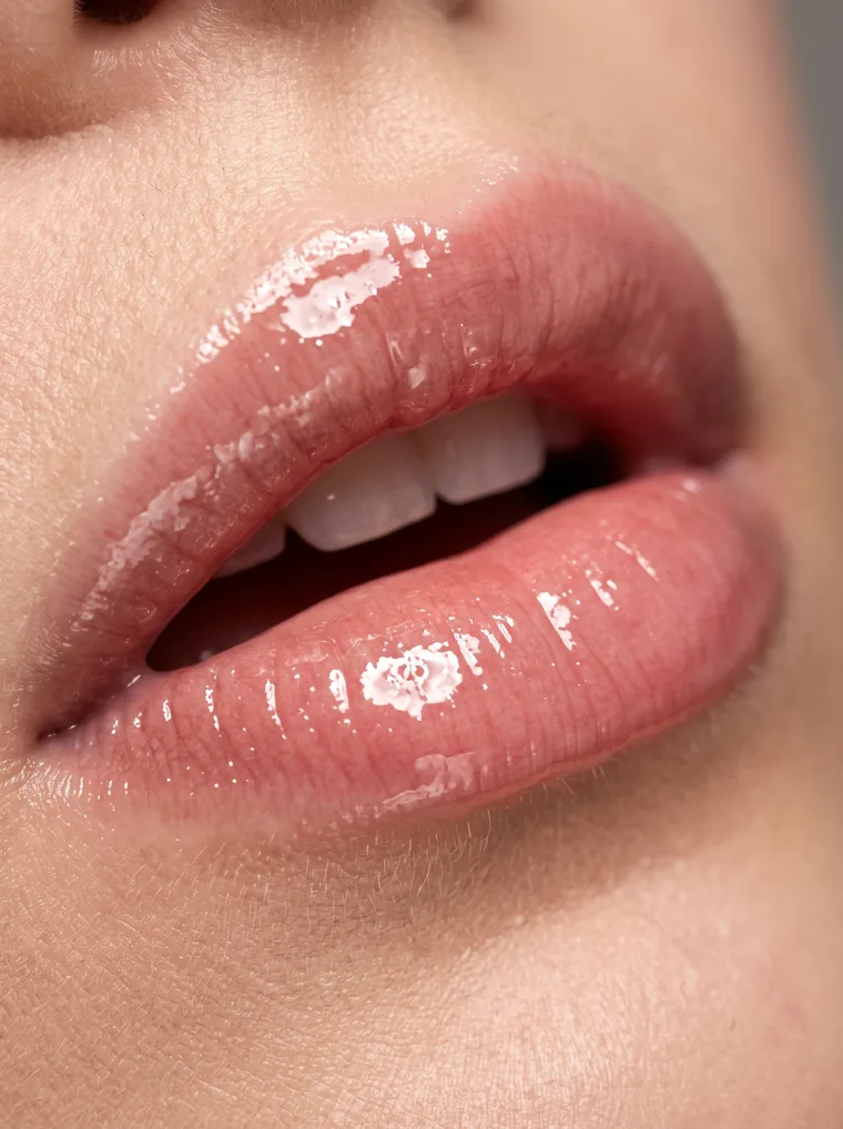 clean slate swatched on lips