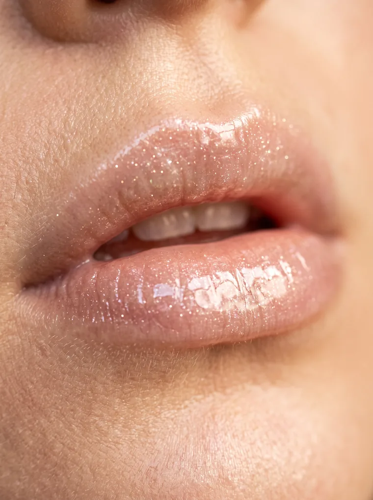 vanilla lie swatched on lips
